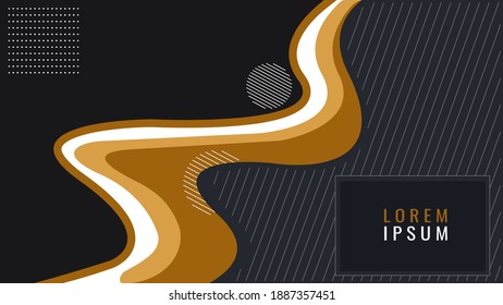 abstract curve for background or cover  etc illustrator 