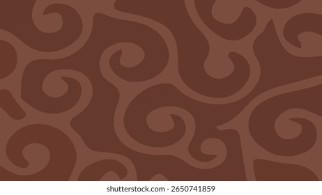 Abstract curve background with dark brown color
