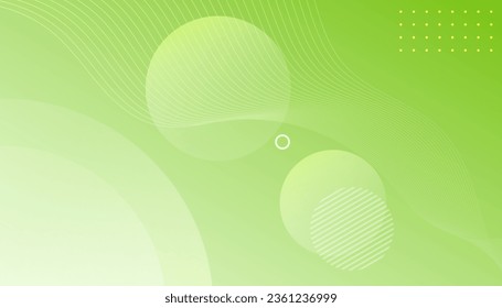 Abstract Curve Background with Green Gradient Color Design. Dynamic shapes composition. geometric shapes background for web banner, flyer, poster, brochure, cover