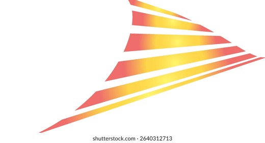 Abstract curve background, orange waves, curves design with copy space, vector, wavy elements and shapes for presentation, template