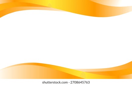 Fondo de curva Abstractas, ondas naranjas, diseño de curvas con espacio de copia, Vector, Elementos ondulados y Formas para presentación, Plantilla