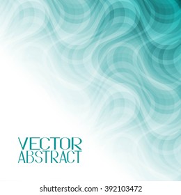 Abstract Curve Background. Structure Smoke Pattern. Vector Illustration