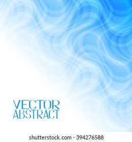 Abstract Curve Background. Structure Smoke Pattern. Vector Illustration