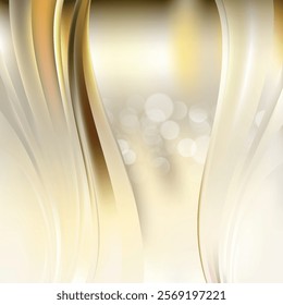 Abstract Curve Background Vector Illustration