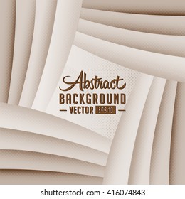 Abstract curve background. Vector and illustration. 