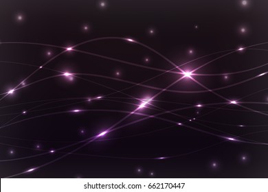 Abstract Curve Colorful Vector Background. For design, banner.