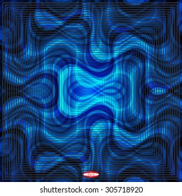 abstract curve dark blue pattern with aqua texture with cyan smoke with abstract slate line on aquamarine background. vector illustration