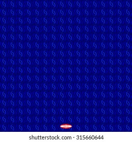abstract curve dark blue pattern with aqua texture with azure smoke with abstract indigo line on aquamarine background. vector illustration