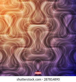 abstract curve dark colorful pattern with purple texture with smoke with abstract magenta line on marsala background. vector illustration