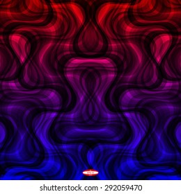 abstract curve dark colorful pattern with aqua texture with red smoke with abstract purple line on aquamarine background. vector illustration