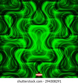 abstract curve dark green pattern with emerald texture with smoke with abstract pistachio line on chlorine background. vector illustration