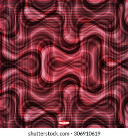 abstract curve dark purple pattern with magenta texture with mauve smoke with abstract pink line on Marsala background. vector illustration