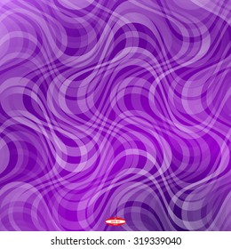 abstract curve dark purple pattern with lilac texture with pink smoke with abstract violet line on marsala background. vector illustration
