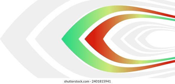 fondo de deporte de degradado rojo verde de curva abstracta