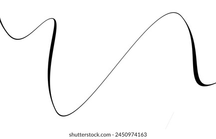 Abstract curve handwritten art design background. Drawing line pattern texture illustration template for banner, cover, surface, digital, flyer, print, advertising