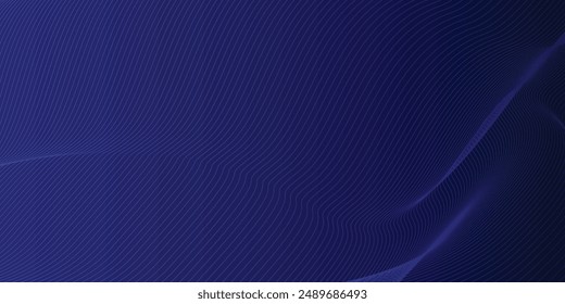 Abstract Curve Line Background Illustration.