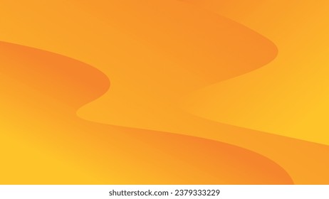 Abstract Curve Line Gradient Background Presentation. Yellow Gradient Wallpaper - EPS 10 Vector