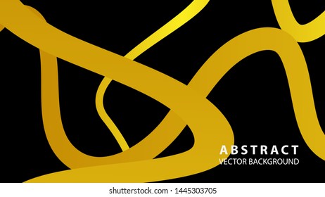 Abstract curve line wave background - vector