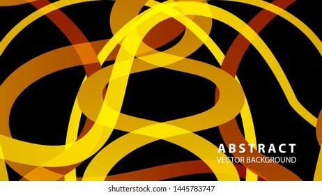 Abstract curve line wave background - vector