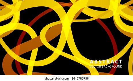 Abstract curve line wave background - vector