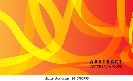 Abstract curve line wave background - vector
