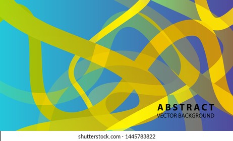 Abstract curve line wave background - vector