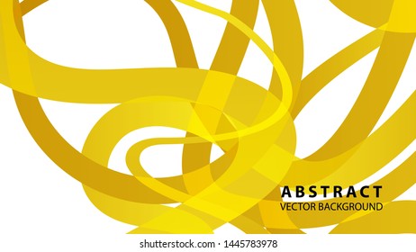 Abstract curve line wave background - vector