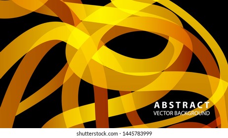 Abstract curve line wave background - vector