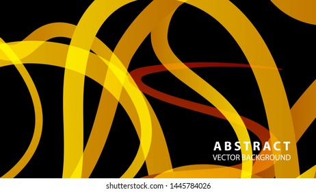 Abstract curve line wave background - vector