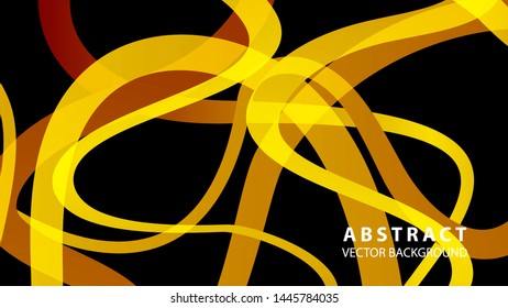 Abstract curve line wave background - vector
