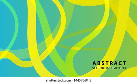 Abstract curve line wave background - vector