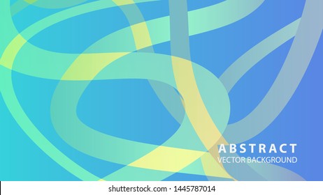 Abstract curve line wave background - vector