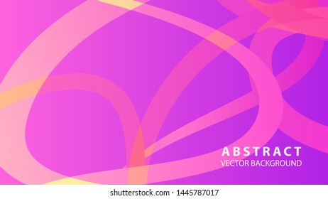 Abstract curve line wave background - vector