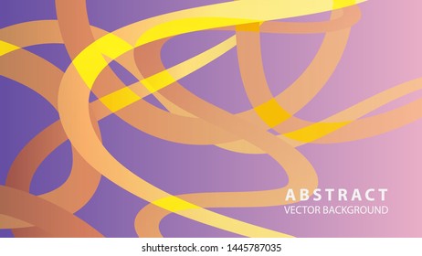 Abstract curve line wave background - vector