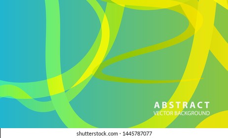 Abstract curve line wave background - vector