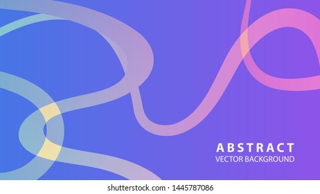 Abstract curve line wave background - vector