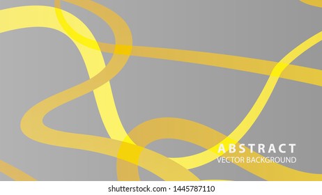 Abstract curve line wave background - vector
