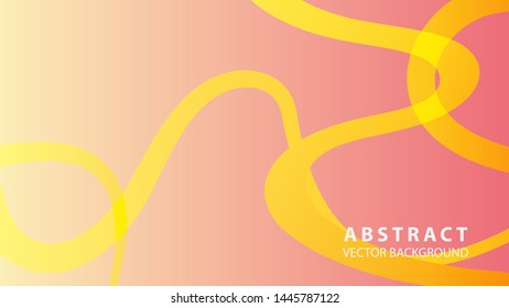 Abstract curve line wave background - vector