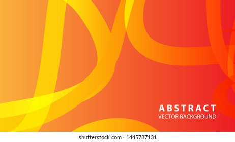 Abstract curve line wave background - vector