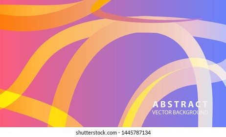 Abstract curve line wave background - vector