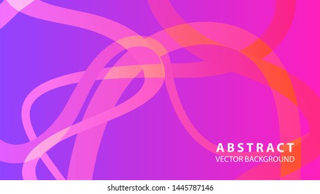 Abstract curve line wave background - vector