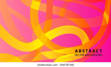 Abstract curve line wave background - vector