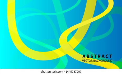 Abstract curve line wave background - vector