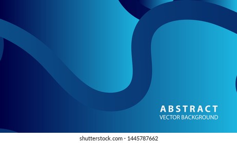 Abstract curve line wave background - vector
