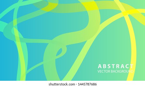 Abstract curve line wave background - vector