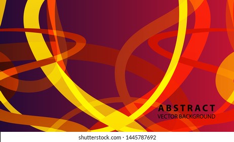 Abstract curve line wave background - vector
