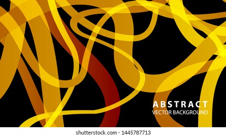 Abstract curve line wave background - vector