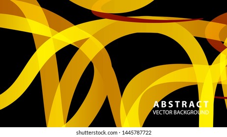 Abstract curve line wave background - vector