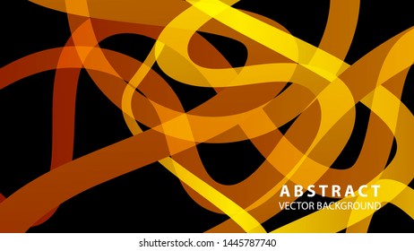 Abstract curve line wave background - vector
