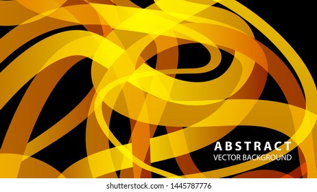 Abstract curve line wave background - vector